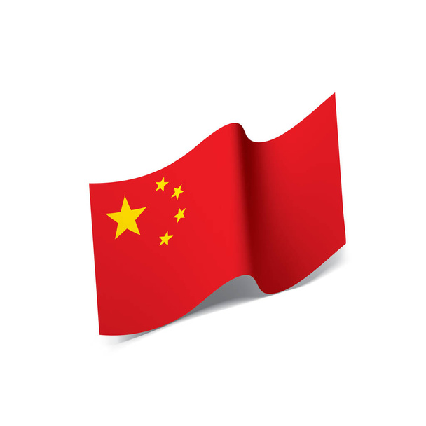 bandeira da China, ilustração vetorial - Vetor, Imagem