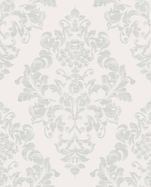 Barokowy adamaszku wzór tekstury w ultra fioletowe kolor wektor. Royal tkanina tło. Dekory tle luksusowych - Wektor, obraz