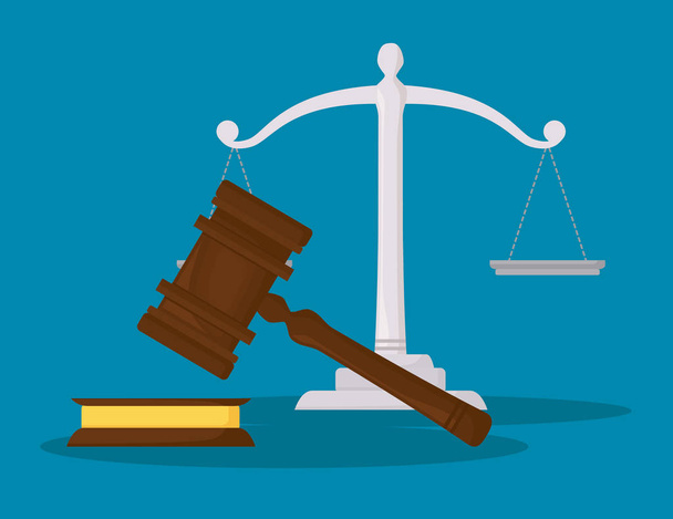 Ley y diseño de justicia
 - Vector, Imagen