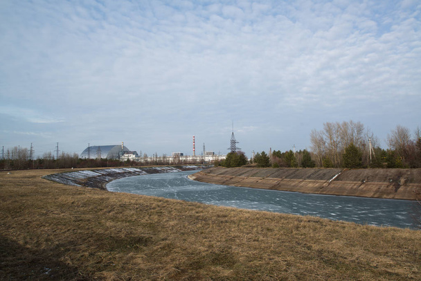 Чорнобильська електростанція в Прип'ять, Україна - Фото, зображення