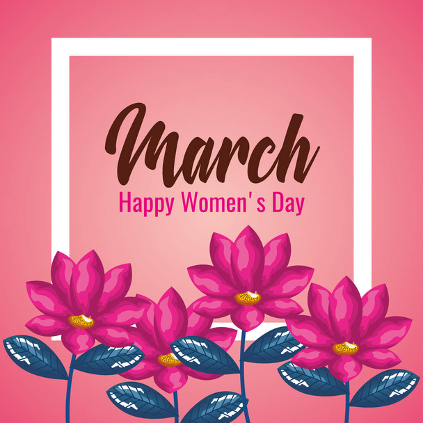 happy womens day decoration - Vector, Image