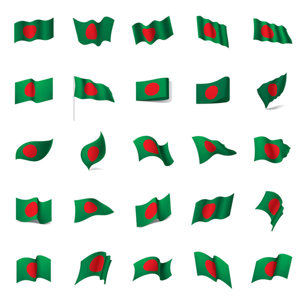bangladesh vlag, vector illustratie - Vector, afbeelding