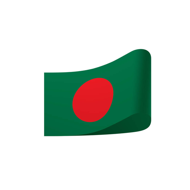 bangladéšská vlajka, vektorová ilustrace - Vektor, obrázek