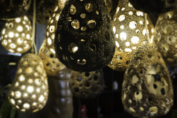 Decorative light bulbs in modern style - Photo, Image