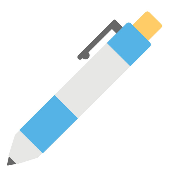 Flat vector icon design of a pen - Vector, Image