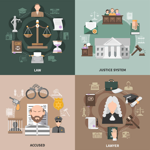 Conceito de Desenho da Justiça Pública
 - Vetor, Imagem
