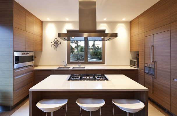 beautiful apartment, interior, kitchen  - Foto, Bild