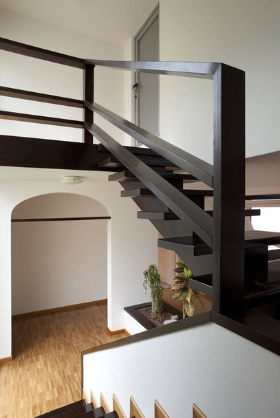 Minimal wooden stairs - Foto, Imagen