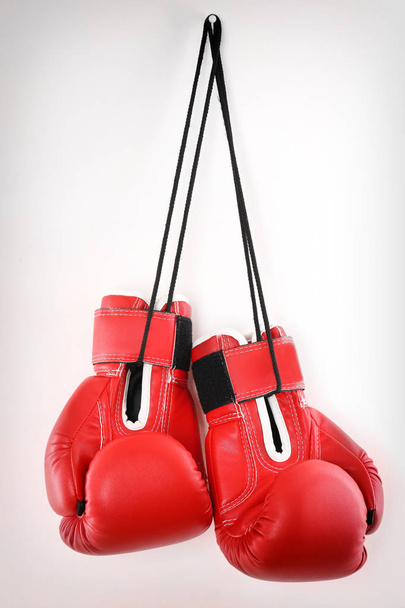 Boxing gloves on white   - Foto, Imagem