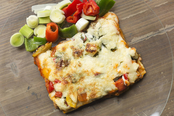 Alimentation italienne connue sous le nom de lasagne
. - Photo, image