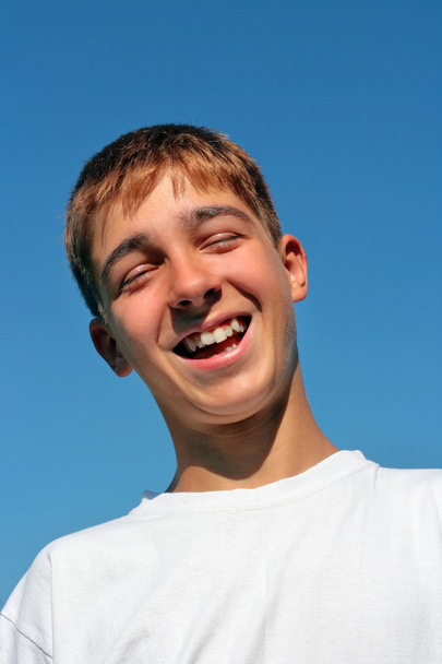 Laughing teenager - Photo, image