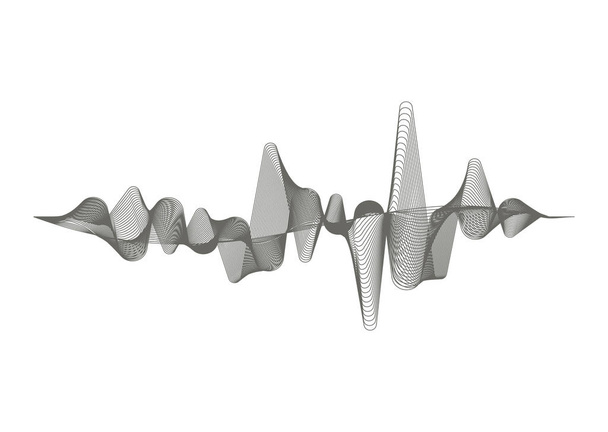 Vector muziek geluidsgolf - Vector, afbeelding