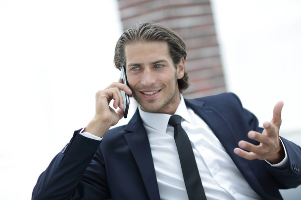 business man talking on smart phone. - Photo, image
