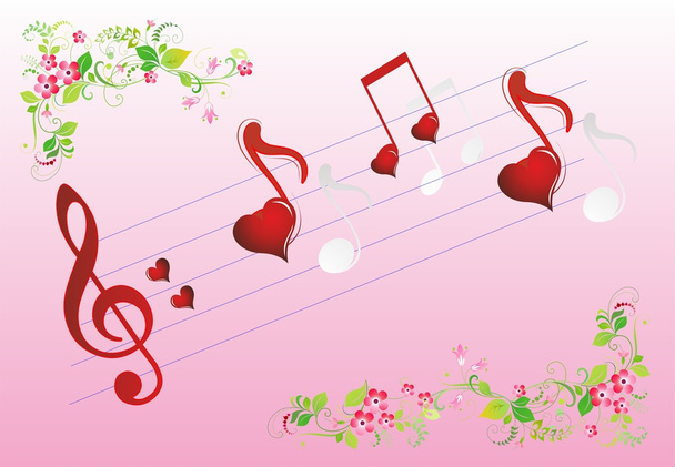 Composition for Valentine's Day - Vector, Image