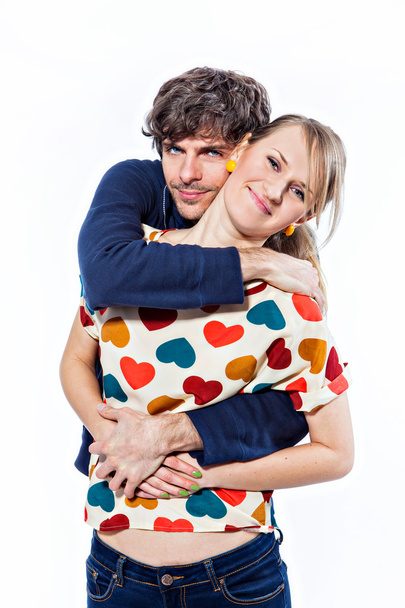Couple hugging - Valokuva, kuva
