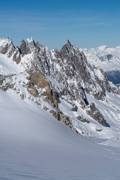 Itálie, Courmayeur, Mont Blanc rozsah - Fotografie, Obrázek