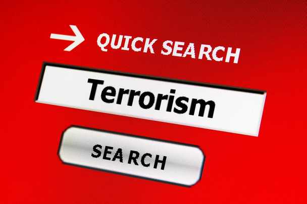 Konzept des Webterrorismus - Foto, Bild