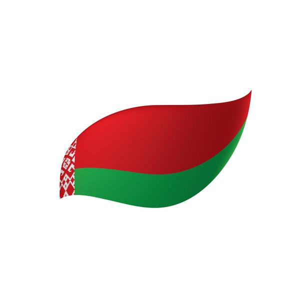 Fehéroroszország zászló, vektoros illusztráció - Vektor, kép