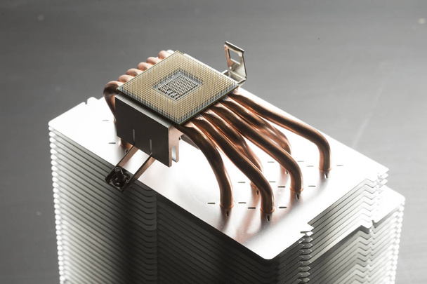 CPU koeler heatsink - Foto, afbeelding