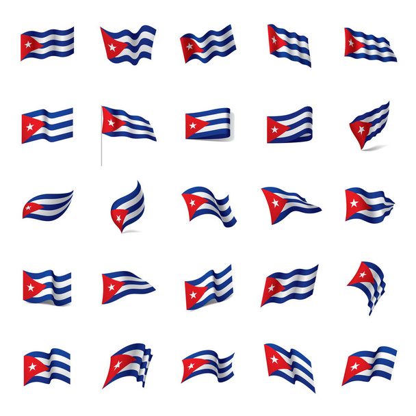 Флаг Кубы, векторная иллюстрация
 - Вектор,изображение