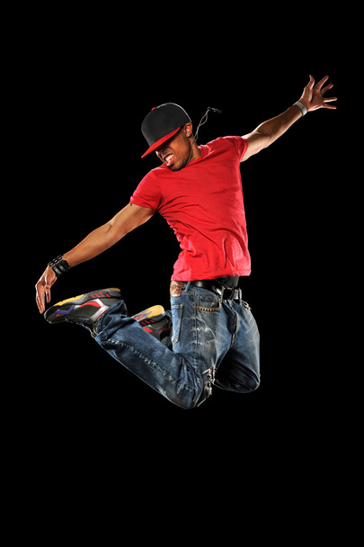 Hip Hop Man Jumping - Foto, imagen