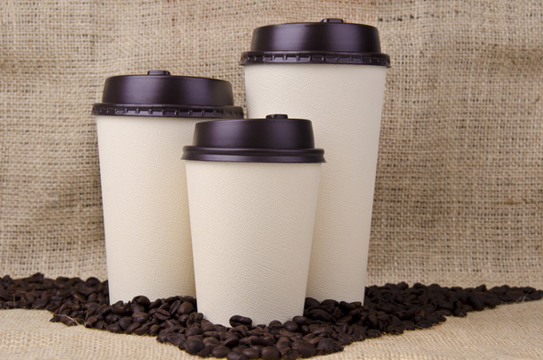 Einweg-Kaffeetassen - Foto, Bild
