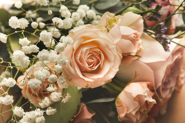 Flower composition closeup - Φωτογραφία, εικόνα