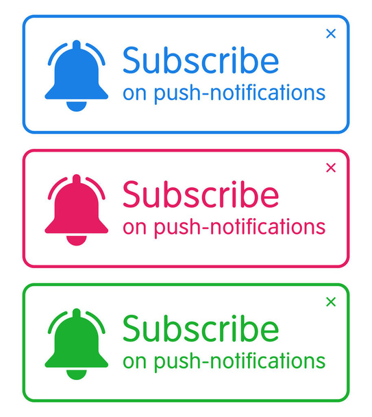 notification-bell-banners copy - Vector, Image