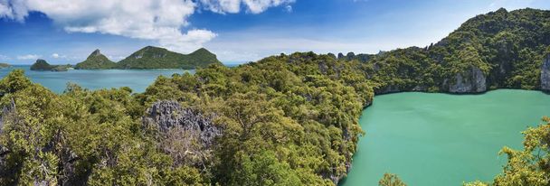 Thailandia, MU KOH ANGTHONG Parco Nazionale Marino, vista sulla laguna di Talay Nai
 - Foto, immagini