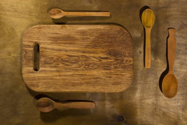 Wooden Kitchen Accessories - Foto, imagen