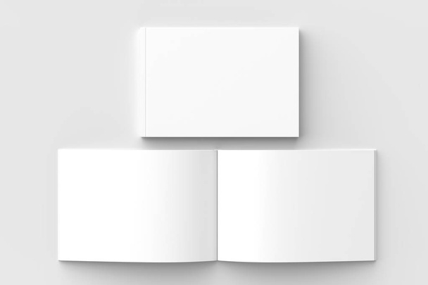 horizontal - Landschaft Hardcover Broschüre, Buch oder Katalog mock  - Foto, Bild