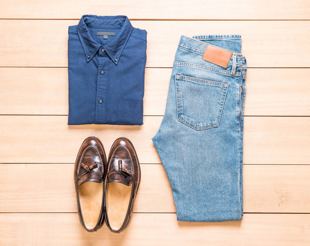 Beautiful fashion men's casual outfits clothing - Photo, image
