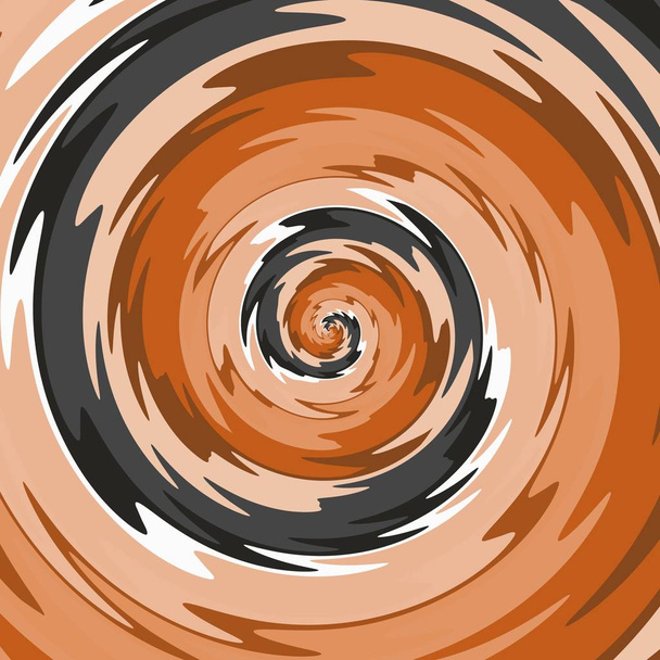 Абстрактная спираль коричневого, серого и белого цвета
 - Фото, изображение