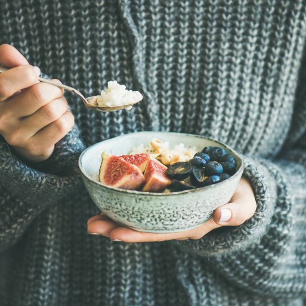 Healthy winter breakfast - Valokuva, kuva