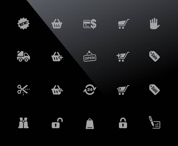 Shopping Icons // 32px Series - Vector icons adjusted to work in a 32 pixel grid. - Vektor, obrázek