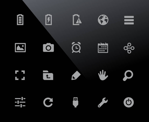 Web & Mobile Icons 3 // 32px Series - Vector icons adjusted to work in a 32 pixel grid. - Vektor, Bild
