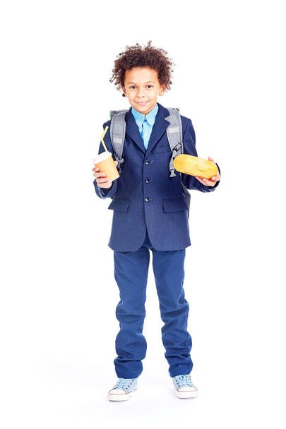 Student in school uniform - Фото, изображение