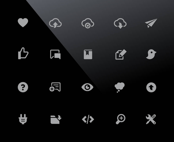 Web & Mobile Icons 8 // 32px Series - Vector icons adjusted to work in a 32 pixel grid. - Вектор,изображение