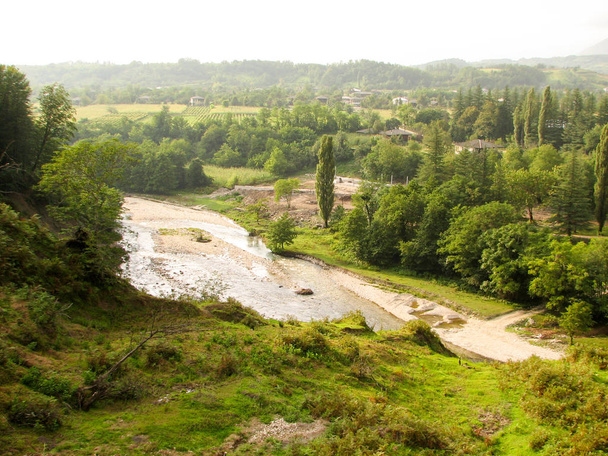 Valley of a mountain river - Фото, зображення