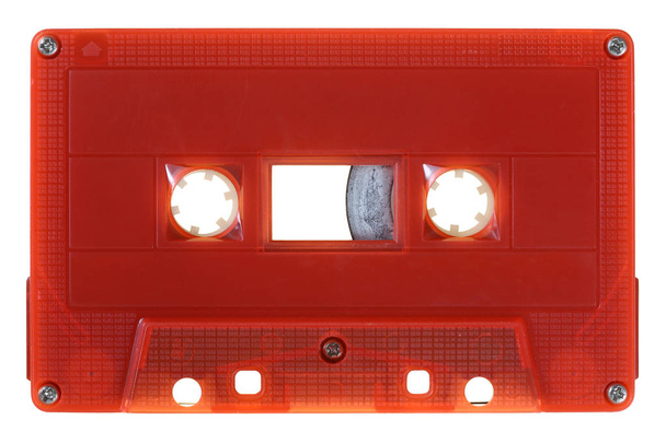 Vintage audio tape isolated on white - Photo, Image