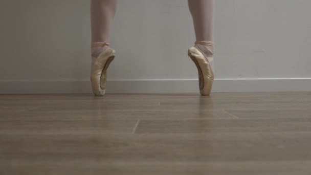Exercice with pointes in lesson dance - Záběry, video