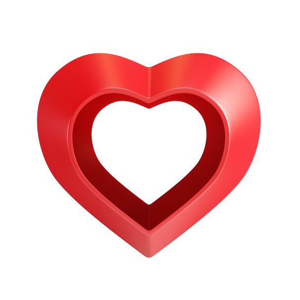 Red valentine heart - Fotó, kép