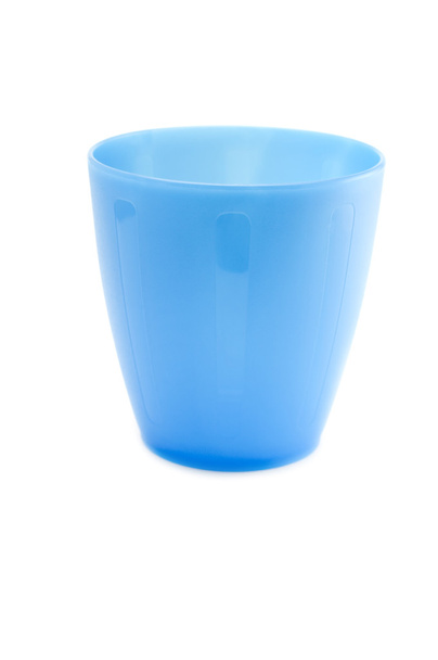blauer Plastikbecher - Foto, Bild