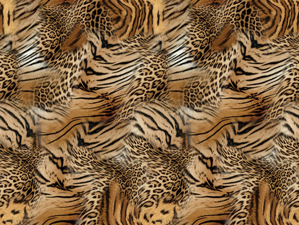 Leopard camouflage print, seamless pattern. Skin of cheetah. Fashionable  camo fabric, elegant animal background. Exotic wild animal spots. Vector  texture Stock Vector