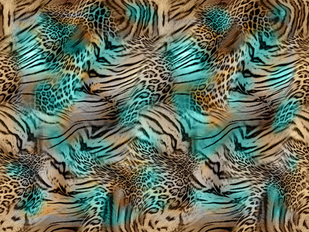 Tiger i leopard - Zdjęcie, obraz
