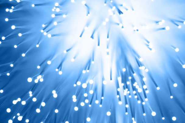 Fiber optics background with lots of light spots - Photo, Image