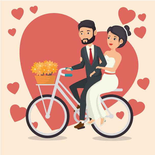 Sposa e sposo design
 - Vettoriali, immagini