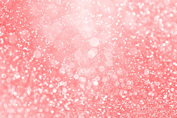 Pastel Corel Pink and Peach Glitter Background Backdrop - Photo, Image