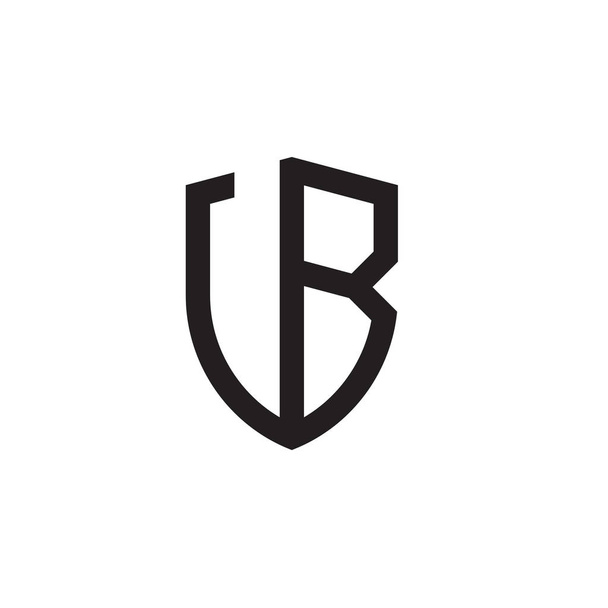 Anfangsbuchstaben Linie Schild Form Logo - Vektor, Bild