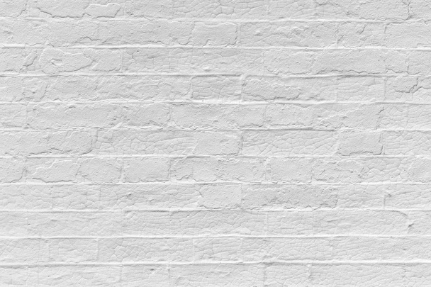pared de ladrillo pintado blanco - Foto, imagen